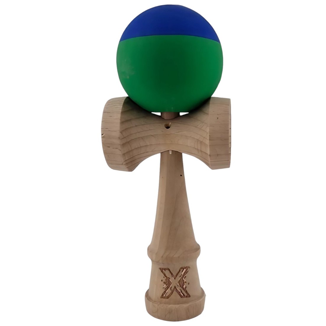 jucarie-kendama-x-originala-profesionala-flippy-din-lemn-rubber-grip-18-cm-albastru-verde-main-68ff905f9c6a6 Jucarie Kendama X Originala, Profesionala, Flippy, din Lemn, Rubber Grip, 18 cm, Albastru/Verde - Image 1